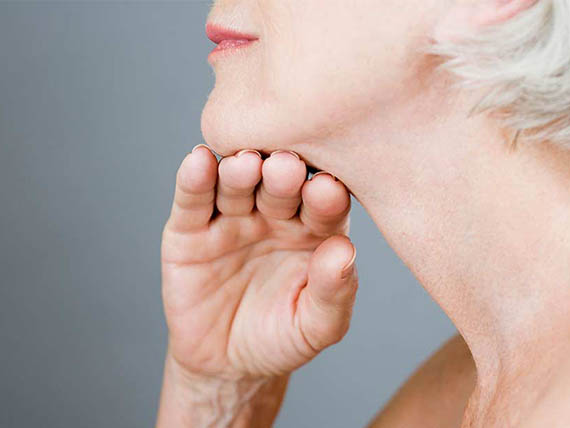 Neck and chin liposuction